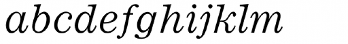 Ionic MT Italic Font LOWERCASE