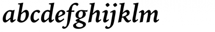 Iowan Old Style BT Bold Italic Font LOWERCASE