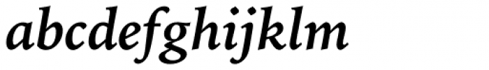 Iowan Old Style Pro Bold Italic Font LOWERCASE