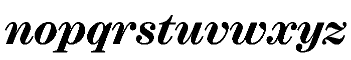 Ionic Modern Deck Bold Italic Font LOWERCASE