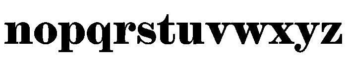 Ionic Modern Deck Extrabold Font LOWERCASE