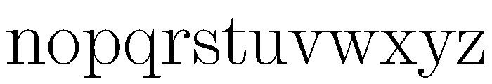 Ionic Modern Deck Thin Font LOWERCASE