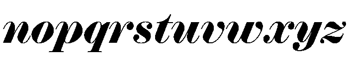 Ionic Modern Poster Extrabold Italic Font LOWERCASE