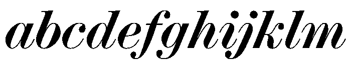 Ionic Modern Poster Medium Italic FONT