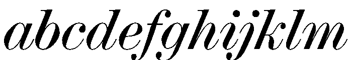 Ionic Modern Poster Regular Italic FONT