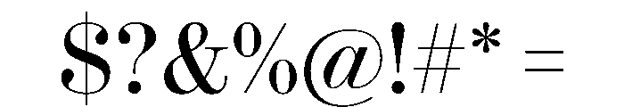 Ionic Modern Poster Regular Font OTHER CHARS