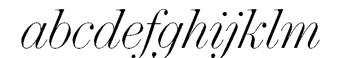 Ionic Modern Poster Thin Italic FONT