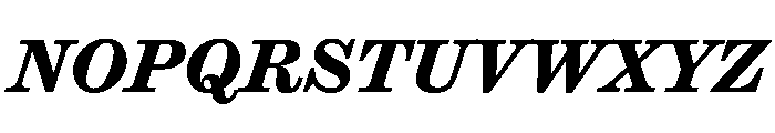 Ionic Modern Text Bold Italic Font UPPERCASE