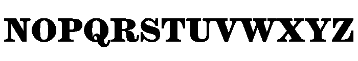 Ionic Modern Text Extrabold Font UPPERCASE