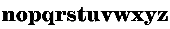 Ionic Modern Text Extrabold Font LOWERCASE