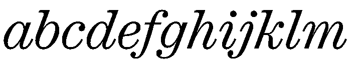 Ionic Modern Text Light Italic FONT
