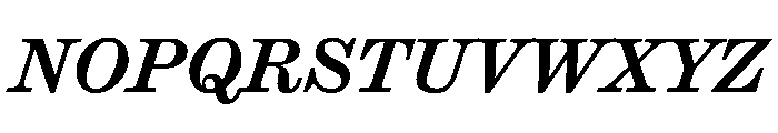 Ionic Modern Text Medium Italic Font UPPERCASE
