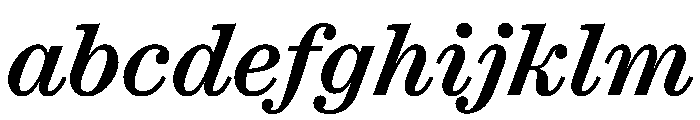 Ionic Modern Text Medium Italic FONT