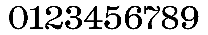 Ionic Modern Text Regular Font OTHER CHARS