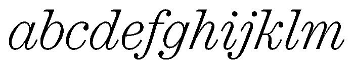 Ionic Modern Text Thin Italic FONT