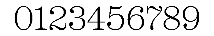 Ionic Modern Text Thin Font OTHER CHARS