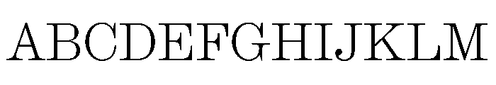 Ionic Modern Text Thin Font UPPERCASE