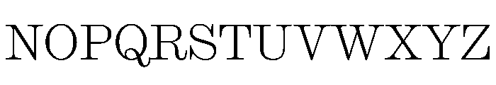 Ionic Modern Text Thin Font UPPERCASE