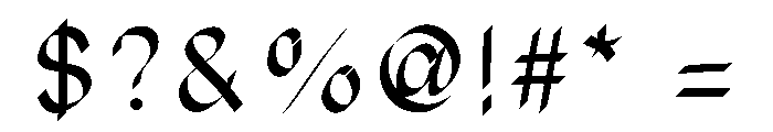 Ipadfont Font OTHER CHARS