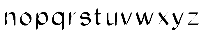 Ipadfont Font LOWERCASE