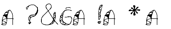 iplik osm Font OTHER CHARS