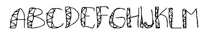 iplik osm Font UPPERCASE