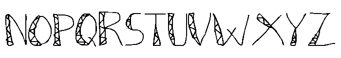 iplik osm Font UPPERCASE