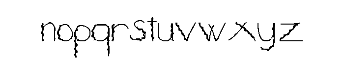 iplik osm Font LOWERCASE