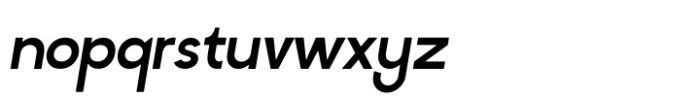 Ipaode Italic Font LOWERCASE