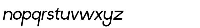 Ipaode Light Italic Font LOWERCASE