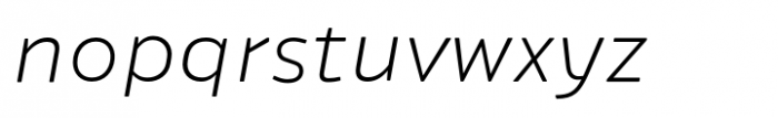 Ipsum Sans 300 Italic Font LOWERCASE