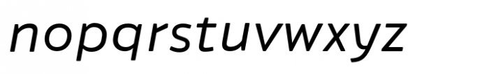 Ipsum Sans 450 Italic Font LOWERCASE