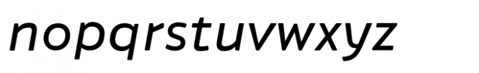 Ipsum Sans 500 Italic Font LOWERCASE