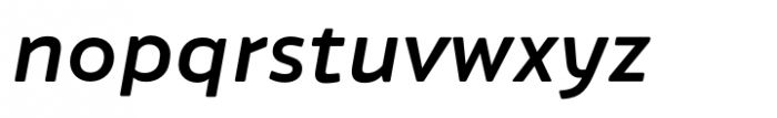 Ipsum Sans 600 Italic Font LOWERCASE