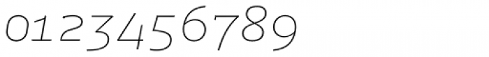 Ipsum Semi 200 Italic Font OTHER CHARS
