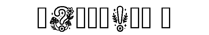 Iqra Regular Font OTHER CHARS