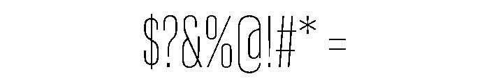 Irregardless Variable Extra Light Font OTHER CHARS