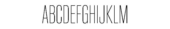 Irregardless Variable Extra Light Font UPPERCASE