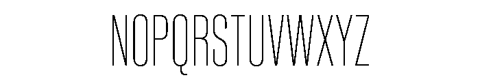 Irregardless Variable Extra Light Font UPPERCASE