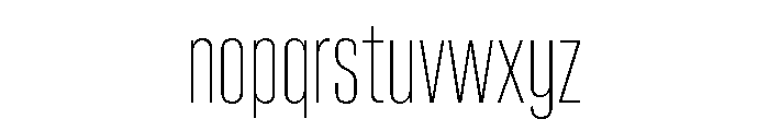 Irregardless Variable Extra Light Font LOWERCASE