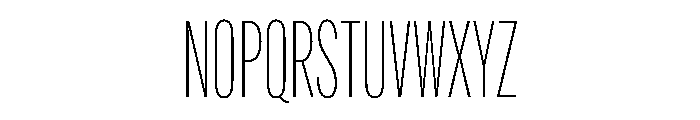 Irregardless Variable Thin Font UPPERCASE