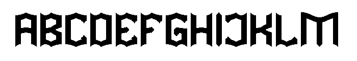 IRON MANUSCRIPT Font UPPERCASE
