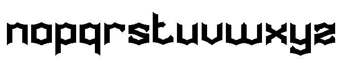 IRON MANUSCRIPT Font LOWERCASE
