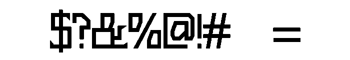 IRONCLASH Font OTHER CHARS