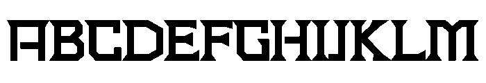 IRONCLASH Font UPPERCASE