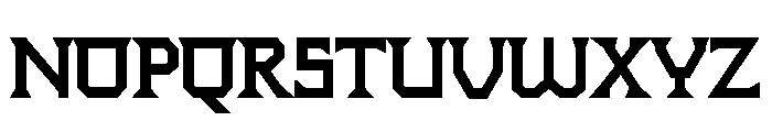 IRONCLASH Font UPPERCASE