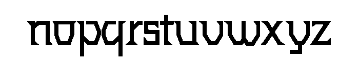 IRONCLASH Font LOWERCASE