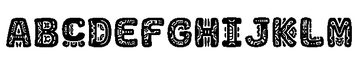 Irani Regular Font UPPERCASE