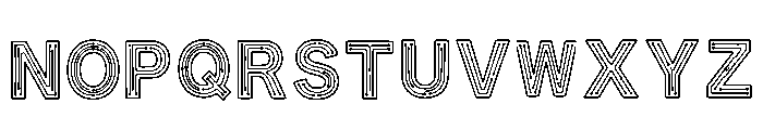 Irene Regular Font UPPERCASE
