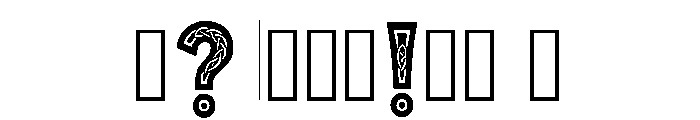 Irfan Regular Font OTHER CHARS